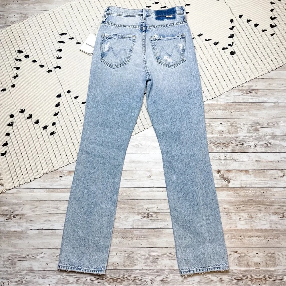 Mother Superior The Dazzler Ankle Lost It Blue Distressed Size 23 NWT - Picture 7 of 13